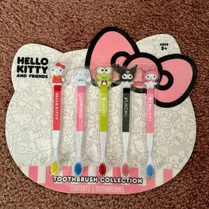 Official Sanrio kids toothbrush set